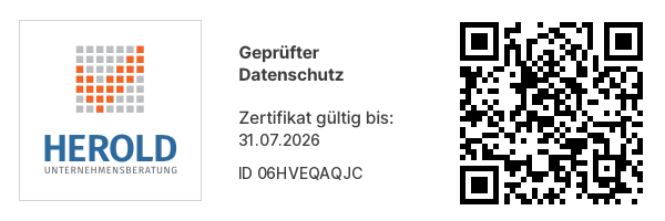 Digitales Datenschutzzertifikat C&P Capeletti & Perl Gesellschaft für Datentechnik mbH
